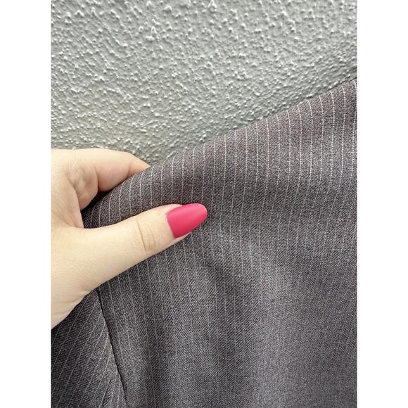 Golden Lancer Mens Suit Coat Size Unknown Brown Striped Single Breasted 2 Button - Picture 5 of 15